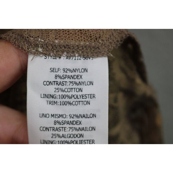 a'reve Anthropologie Lace Tiered Crocheted Trim Overlay-Size Medium - Picture 5 of 10